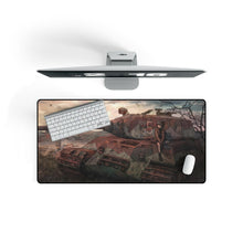 Load image into Gallery viewer, Girls und Panzer Mouse Pad (Desk Mat) On Desk