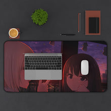 Load image into Gallery viewer, Lycoris Recoil Takina Inoue, Chisato Nishikigi Mouse Pad (Desk Mat) With Laptop