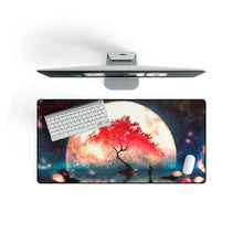 Load image into Gallery viewer, Anime, Night, Scenery, Full Moon, Cherry Blossom, Mouse Pad (Desk Mat)