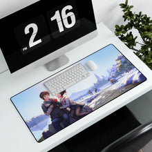Load image into Gallery viewer, Your Name. Mouse Pad (Desk Mat) With Laptop