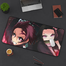 Load image into Gallery viewer, Nezuko Kamado Mouse Pad (Desk Mat) On Desk