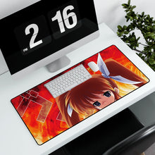Load image into Gallery viewer, Magical Girl Lyrical Nanoha Mouse Pad (Desk Mat) With Laptop