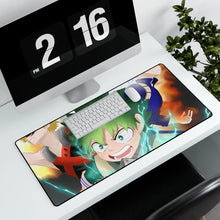 Load image into Gallery viewer, My Hero Academia Izuku Midoriya, Katsuki Bakugou Mouse Pad (Desk Mat) With Laptop