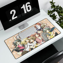 Load image into Gallery viewer, Hidamari Sketch Mouse Pad (Desk Mat) With Laptop