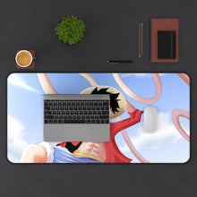 Load image into Gallery viewer, One Piece Monkey D. Luffy Mouse Pad (Desk Mat) With Laptop