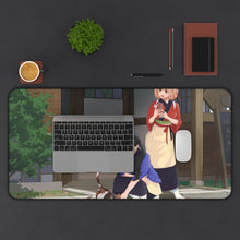 Load image into Gallery viewer, Lycoris Recoil Takina Inoue, Chisato Nishikigi Mouse Pad (Desk Mat) With Laptop