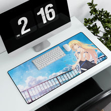 Load image into Gallery viewer, Is It Wrong to Try to Pick Up Girls in a Dungeon? Mouse Pad (Desk Mat) With Laptop