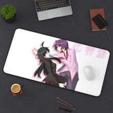 Load image into Gallery viewer, Monogatari (Series) Mouse Pad (Desk Mat) On Desk