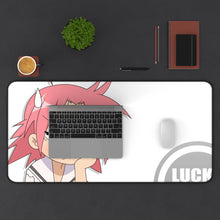 Load image into Gallery viewer, Lucky Star Akira Kogami Mouse Pad (Desk Mat) With Laptop