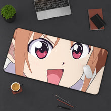 Load image into Gallery viewer, Aho Girl Mouse Pad (Desk Mat) On Desk
