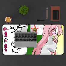 Load image into Gallery viewer, Lucky Star Miyuki Takara Mouse Pad (Desk Mat) With Laptop