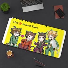 Load image into Gallery viewer, Durarara!! Izaya Orihara, Shizuo Heiwajima, Shinra Kishitani Mouse Pad (Desk Mat) On Desk