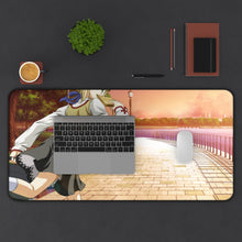 Load image into Gallery viewer, I am late Mouse Pad (Desk Mat) With Laptop
