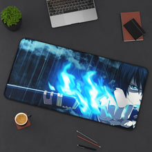 Load image into Gallery viewer, Blue Exorcist Rin Okumura Mouse Pad (Desk Mat) On Desk