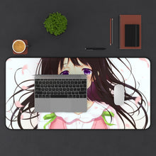 Load image into Gallery viewer, Eru Chitanda Smiling Mouse Pad (Desk Mat) With Laptop