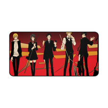 Load image into Gallery viewer, Durarara!! Izaya Orihara, Shizuo Heiwajima, Celty Sturluson, Masaomi Kida, Anri Sonohara Mouse Pad (Desk Mat)