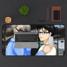 Load image into Gallery viewer, Yuri!!! On Ice Mouse Pad (Desk Mat) With Laptop
