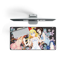 Load image into Gallery viewer, Nisekoi Chitoge Kirisaki, Kosaki Onodera, Marika Tachibana Mouse Pad (Desk Mat) On Desk