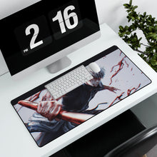 Load image into Gallery viewer, Gintoki Sakata Mouse Pad (Desk Mat) With Laptop