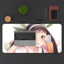 Load image into Gallery viewer, Monogatari (Series) Mouse Pad (Desk Mat) With Laptop