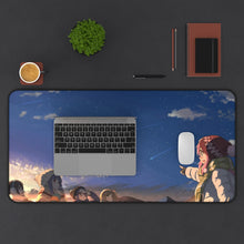 Load image into Gallery viewer, Laid-Back Camp Mouse Pad (Desk Mat) With Laptop
