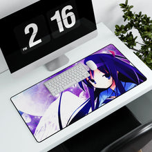 Load image into Gallery viewer, Hanbun no Tsuki ga Noboru Sora Mouse Pad (Desk Mat) With Laptop