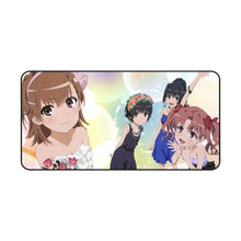 Load image into Gallery viewer, A Certain Scientific Railgun Mikoto Misaka, Kuroko Shirai, Ruiko Saten Mouse Pad (Desk Mat)