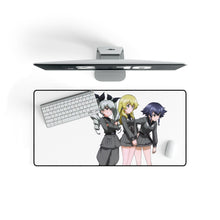 Load image into Gallery viewer, Girls und Panzer Mouse Pad (Desk Mat) On Desk