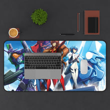 Load image into Gallery viewer, Neon Genesis Evangelion Shinji Ikari, Rei Ayanami Mouse Pad (Desk Mat) With Laptop