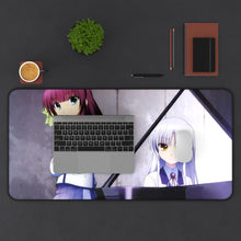 Load image into Gallery viewer, Angel Beats! Kanade Tachibana, Yuri Nakamura Mouse Pad (Desk Mat) With Laptop