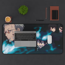 Load image into Gallery viewer, Blue Exorcist Mouse Pad (Desk Mat) With Laptop