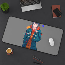 Load image into Gallery viewer, Laid-Back Camp by Mouse Pad (Desk Mat) On Desk