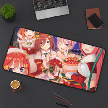 Load image into Gallery viewer, The Quintessential Quintuplets Miku Nakano, Itsuki Nakano, Nino Nakano, Yotsuba Nakano, Ichika Nakano Mouse Pad (Desk Mat) On Desk