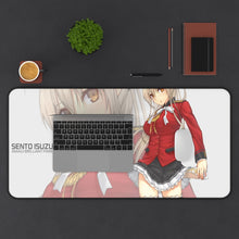 Load image into Gallery viewer, Amagi Brilliant Park Isuzu Sento Mouse Pad (Desk Mat) With Laptop
