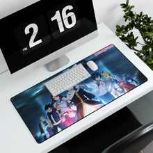 Load image into Gallery viewer, Fairy Tail Natsu Dragneel, Erza Scarlet, Gray Fullbuster, Lucy Heartfilia, Happy Mouse Pad (Desk Mat) With Laptop
