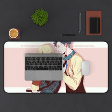Load image into Gallery viewer, Yuri!!! On Ice Yuri Plisetsky, Otabek Altin Mouse Pad (Desk Mat) Background