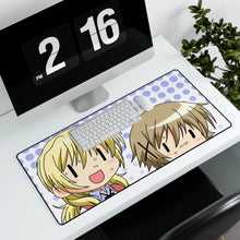 Load image into Gallery viewer, Hidamari Sketch Mouse Pad (Desk Mat) With Laptop
