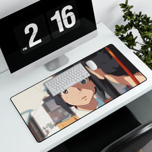 Load image into Gallery viewer, Your Name. Mouse Pad (Desk Mat) With Laptop