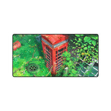 Load image into Gallery viewer, Broken Telephone Booth Surrounded By Plants Mouse Pad (Desk Mat)