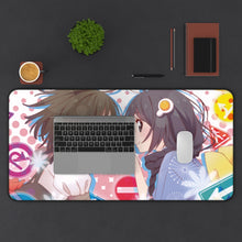 Load image into Gallery viewer, Monogatari (Series) Mouse Pad (Desk Mat) With Laptop