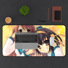 Load image into Gallery viewer, The Melancholy Of Haruhi Suzumiya Mouse Pad (Desk Mat) With Laptop