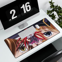 Load image into Gallery viewer, High School DxD Rias Gremory, Issei Hyoudou, Yuuto Kiba, Ddraig Mouse Pad (Desk Mat) With Laptop