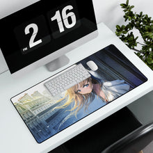Load image into Gallery viewer, Anime Girl Mouse Pad (Desk Mat) With Laptop