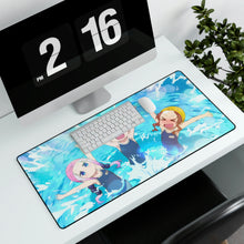 Load image into Gallery viewer, kanna and her little trio in pool Mouse Pad (Desk Mat)