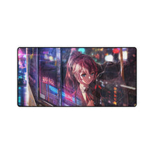 Load image into Gallery viewer, Anime, Girl, Student, Riding, Bus, Raining, Mouse Pad (Desk Mat)