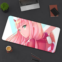 Load image into Gallery viewer, Darling In The FranXX Mouse Pad (Desk Mat) On Desk