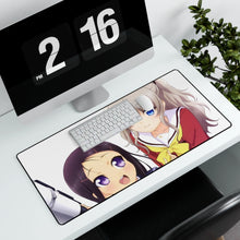 Load image into Gallery viewer, Charlotte Nao Tomori, Ayumi Otosaka Mouse Pad (Desk Mat) With Laptop