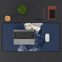 Load image into Gallery viewer, Yuri!!! On Ice Victor Nikiforov, Yuuri Katsuki Mouse Pad (Desk Mat) With Laptop