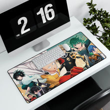 Load image into Gallery viewer, Anime One-Punch Man Mouse Pad (Desk Mat) With Laptop