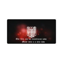 Load image into Gallery viewer, Anime Attack On Titan Mouse Pad (Desk Mat)